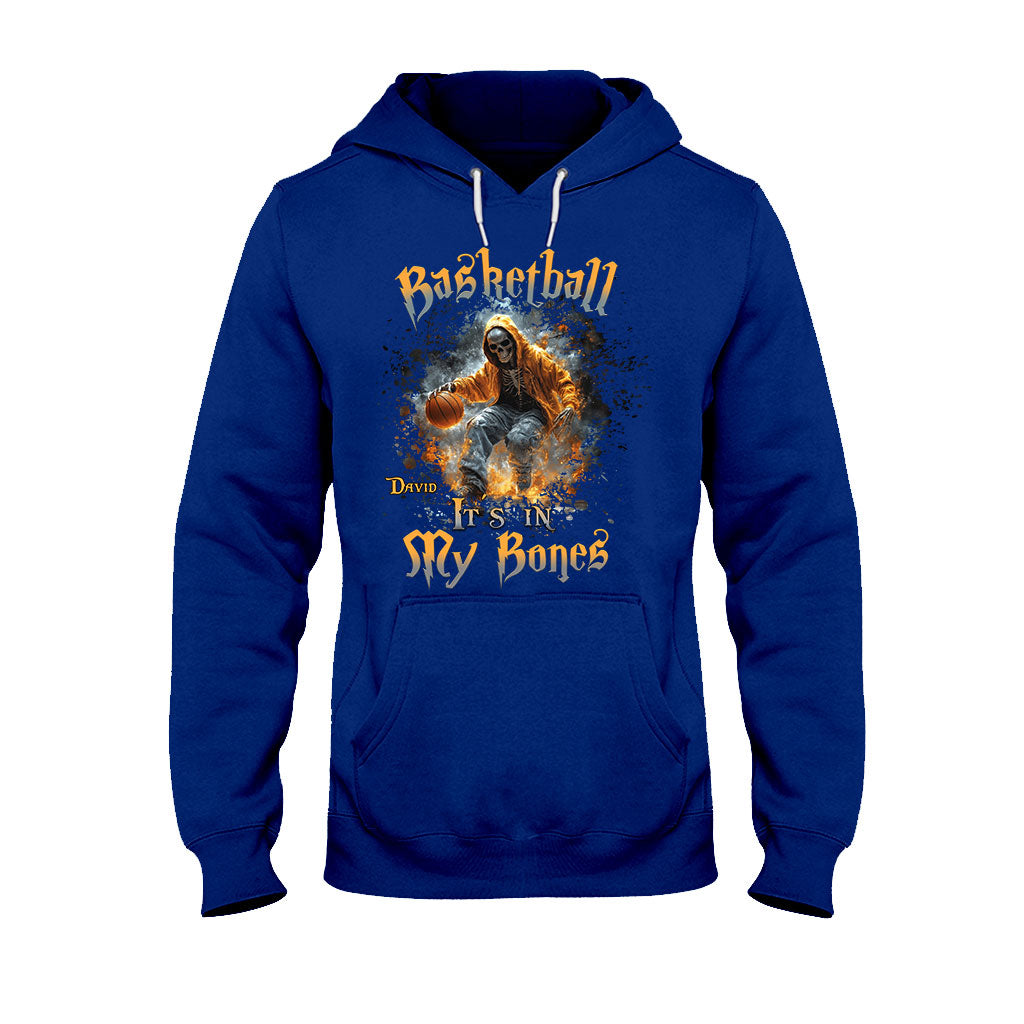 Basketball Is In My Bones - Personalized Basketball T-shirt And Hoodie