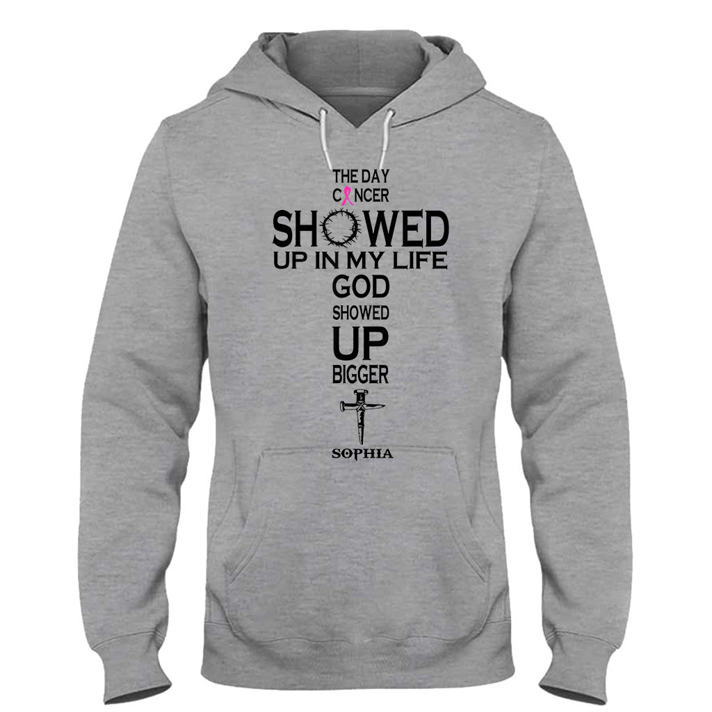 Glaube statt Angst – Personalisiertes T-Shirt und Hoodie zur Sensibilisierung für Brustkrebs