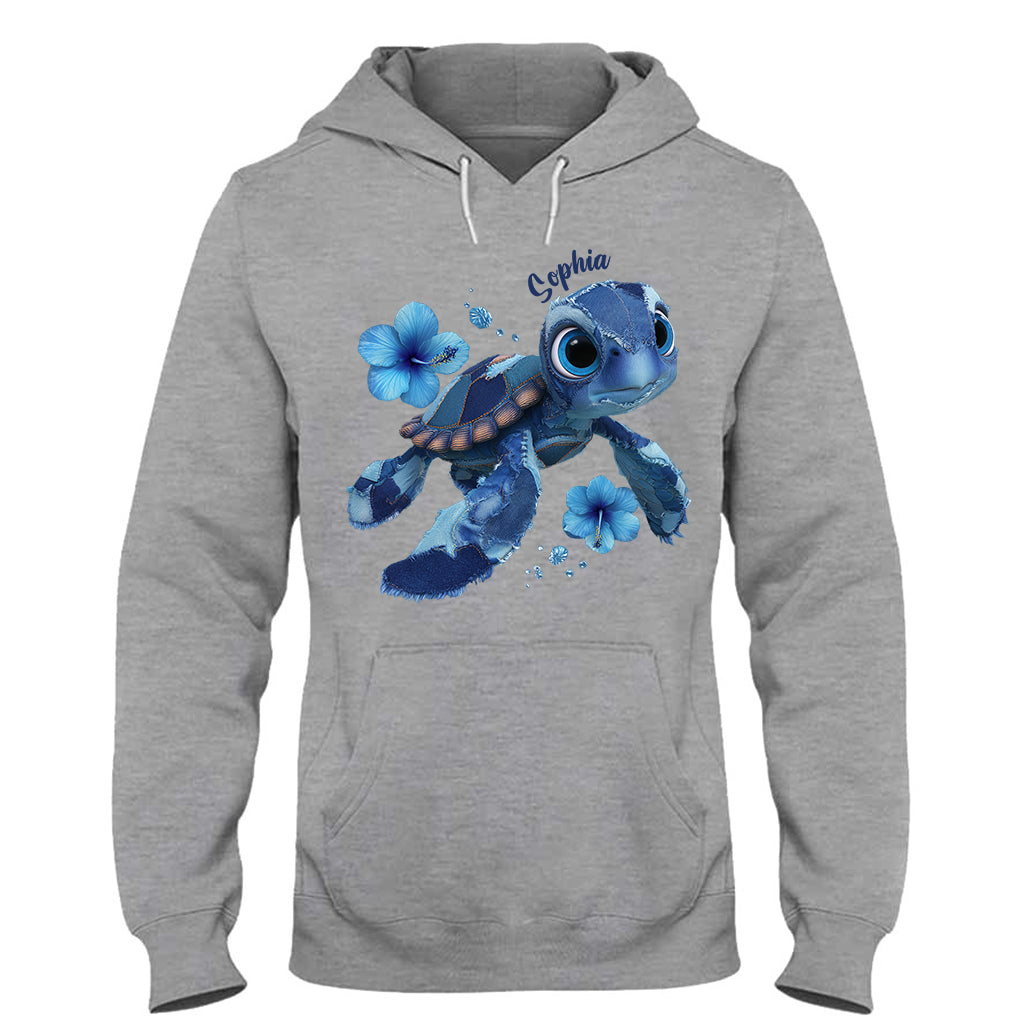 Liebe Schildkröte – Personalisiertes Schildkröten-T-Shirt und Hoodie