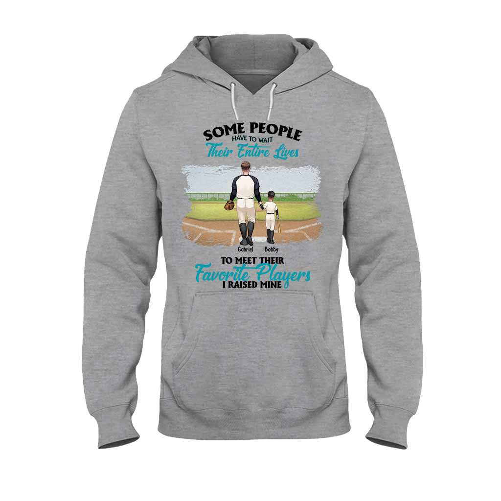 Mein Lieblingsspieler – Personalisiertes Baseball-T-Shirt und Hoodie