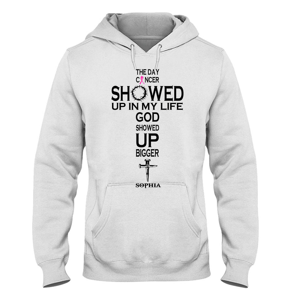 Glaube statt Angst – Personalisiertes T-Shirt und Hoodie zur Sensibilisierung für Brustkrebs