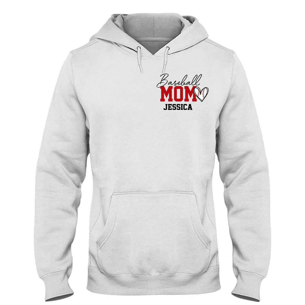 Mama von Basketballern – Personalisiertes Mutter-T-Shirt und Hoodie