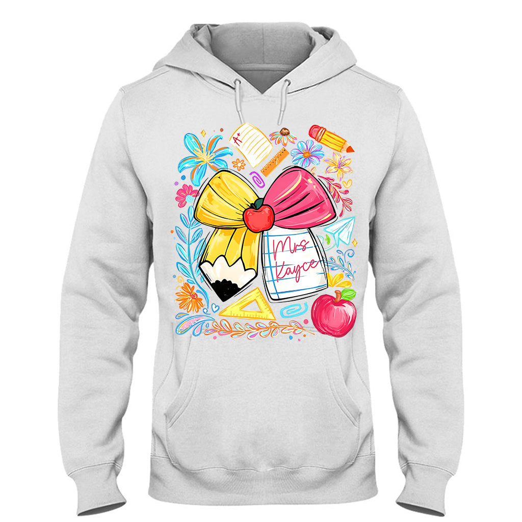 Back To School, Teacher Gift Idea - Personalized Teacher T-shirt And Hoodie