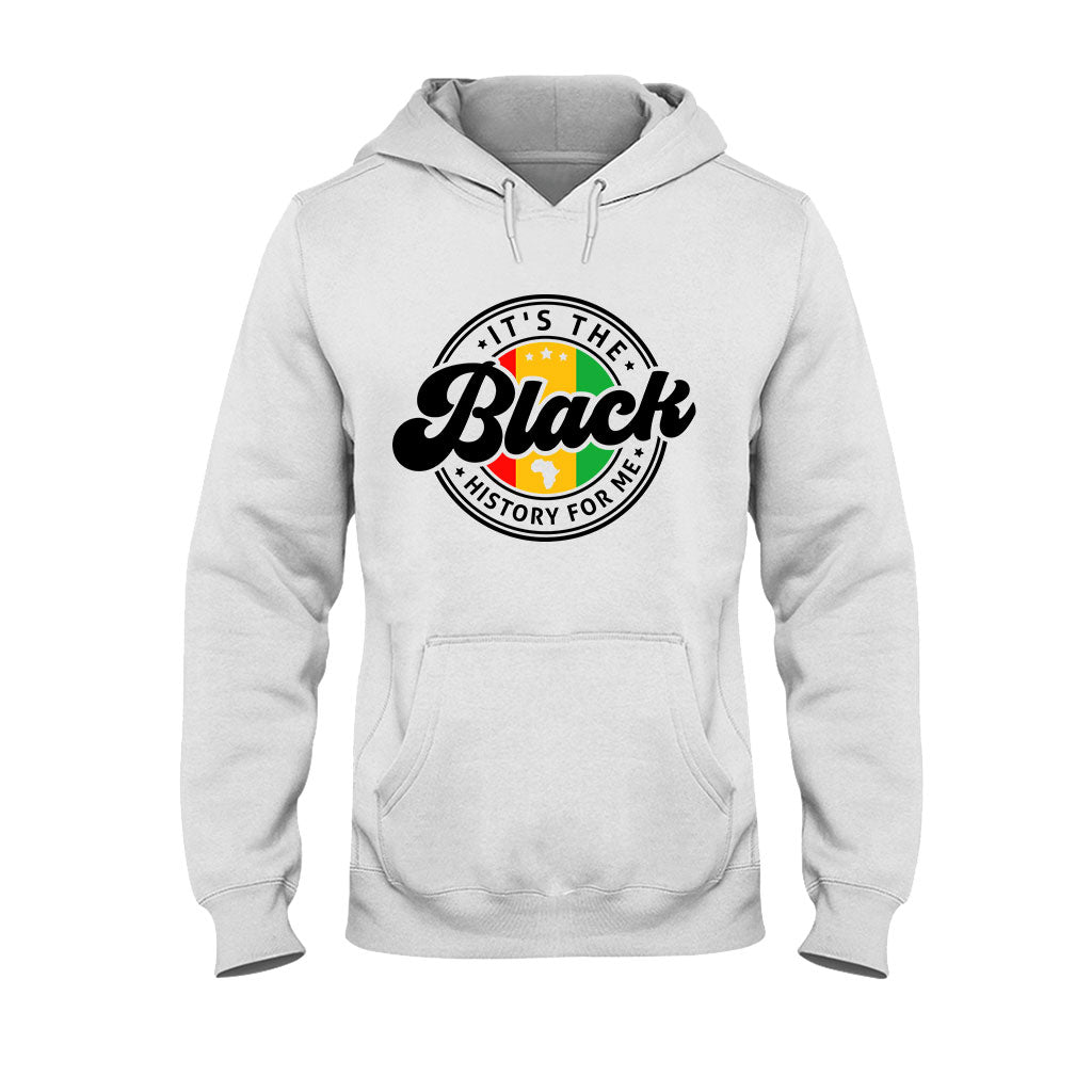„It's The Black History For Me“ – personalisiertes T-Shirt und Hoodie für Afroamerikaner