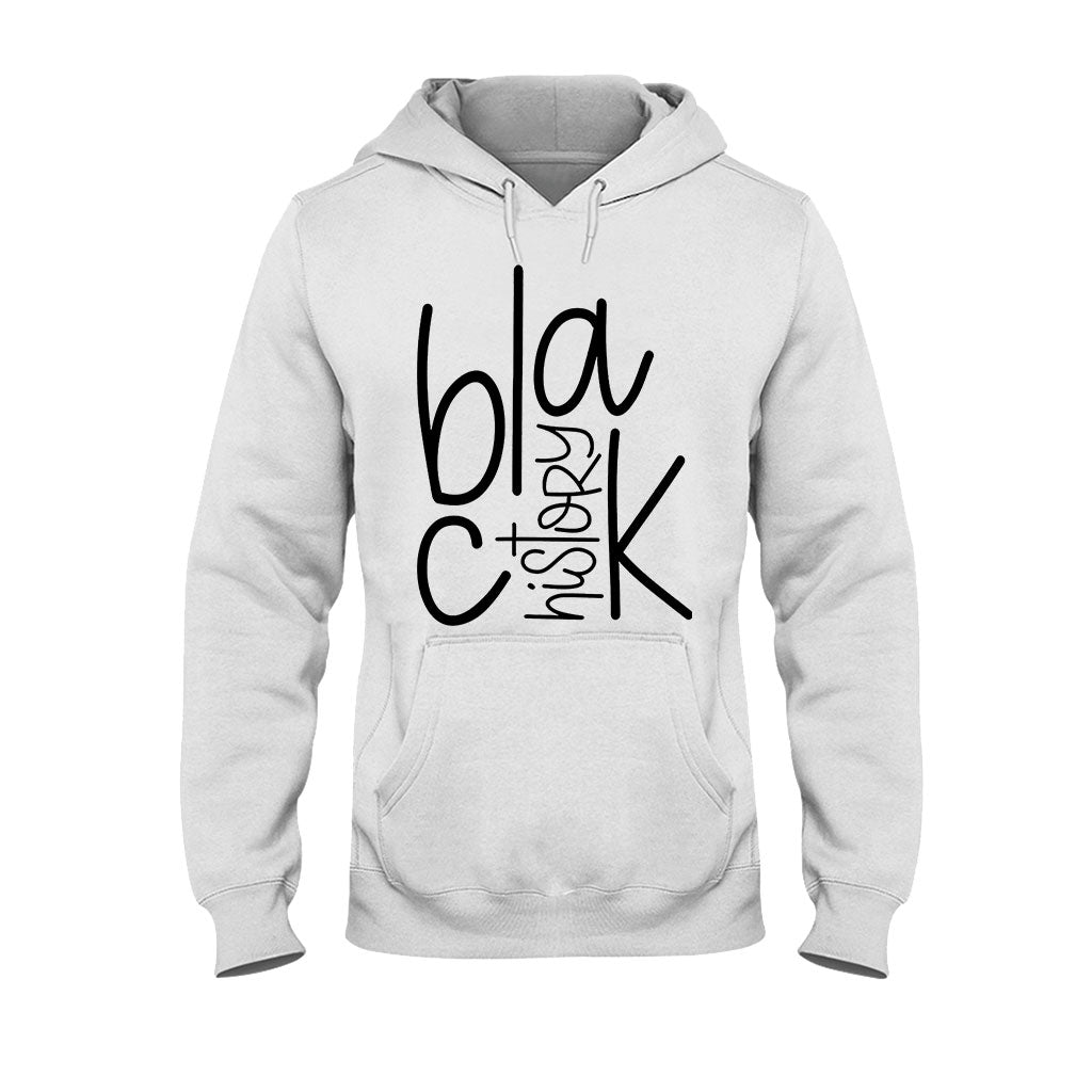 Schwarze Geschichte – Personalisiertes T-Shirt und Hoodie für Afroamerikaner