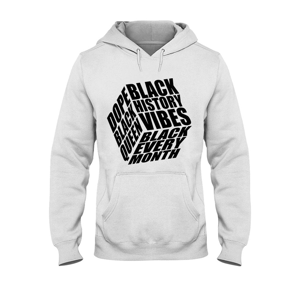 Schwarze Geschichte – Personalisiertes T-Shirt und Hoodie für Afroamerikaner