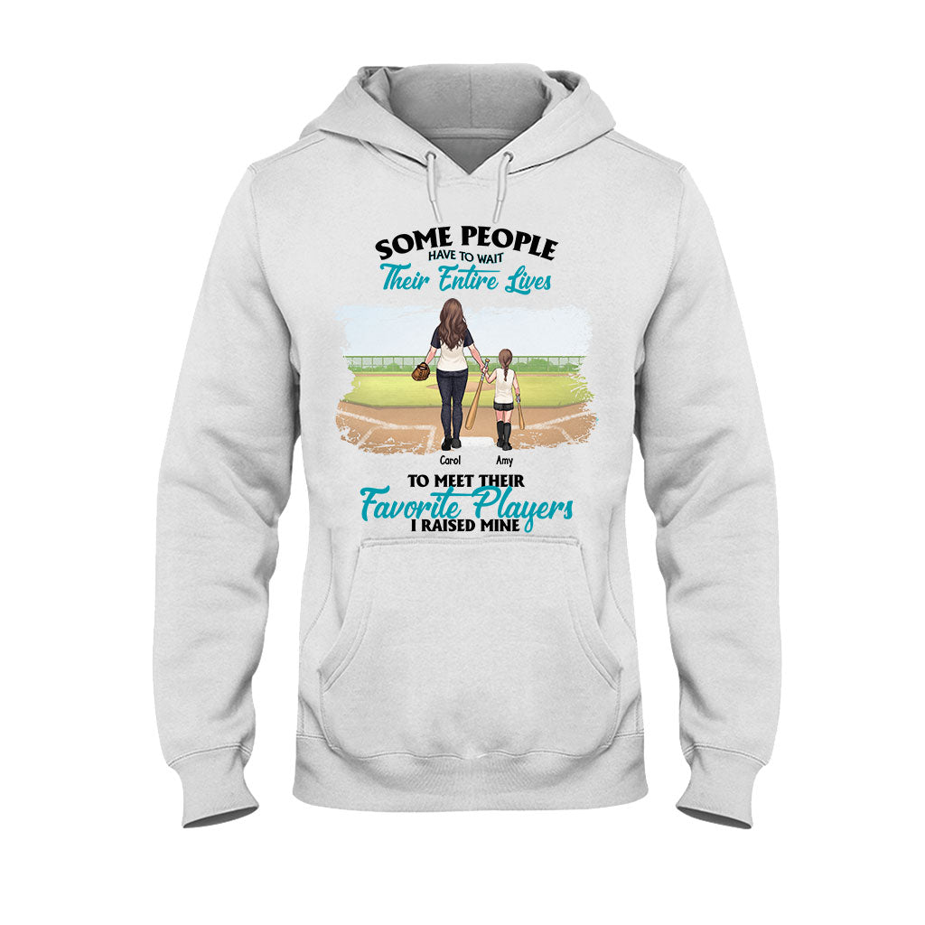 Mein Lieblingsspieler – Personalisiertes Baseball-T-Shirt und Hoodie