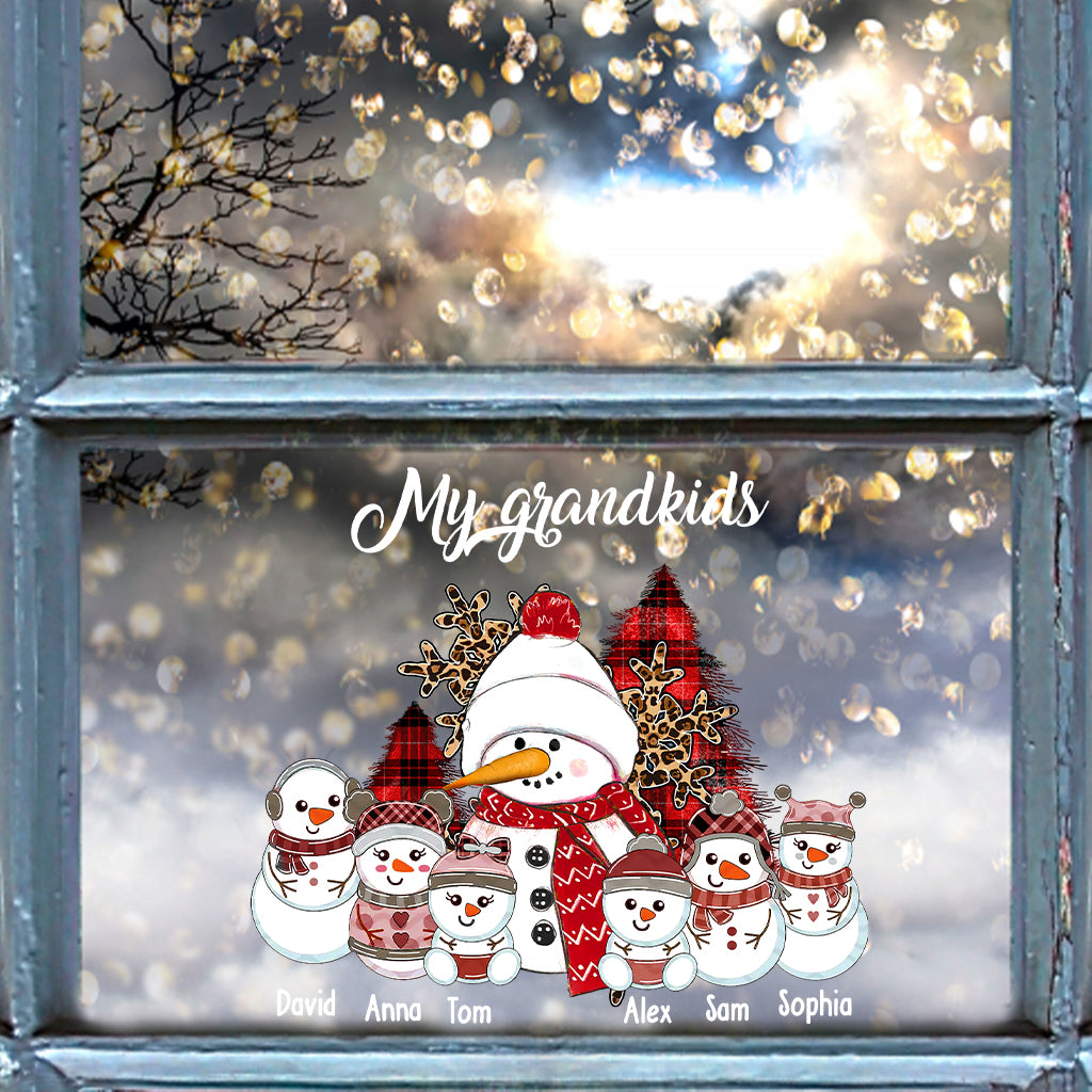 Unser Weihnachten – Personalisierter Oma-Aufkleber (Vollversion)