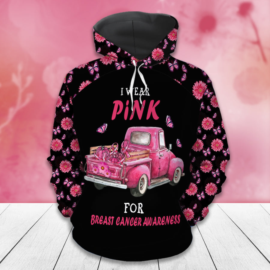 Ich trage Pink für – Brustkrebs-Aufklärung: T-Shirt und Hoodie 0822