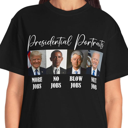 Präsidentenporträts Trump T-Shirt & Hoodie 0924