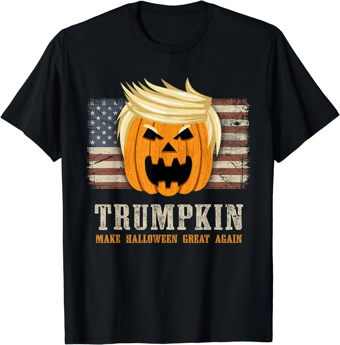 Warten auf Trump 2024 – Lustiges Trumpkin-T-Shirt mit Aufdruck und Hoodie