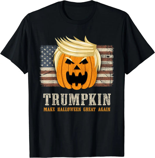 Warten auf Trump 2024 – Lustiges Trumpkin-T-Shirt mit Aufdruck und Hoodie