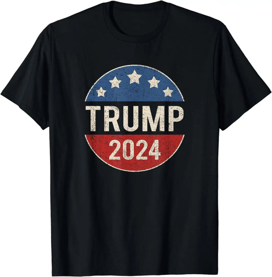 „Warten auf Trump 2024“ – Lustiges T-Shirt mit Aufdruck und Hoodie
