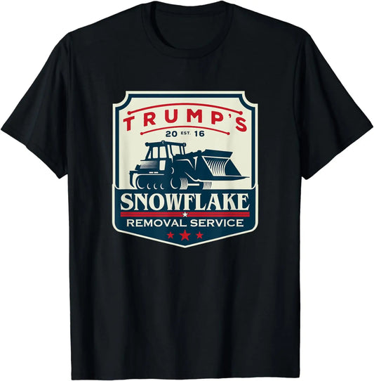 Trumps Schneeflocken-Entfernungsdienst – Lustiges Donald Trump 2024 T-Shirt, Streetwear-T-Shirts für Herren, Camiseta Hombre T-Shirt & Hoodie