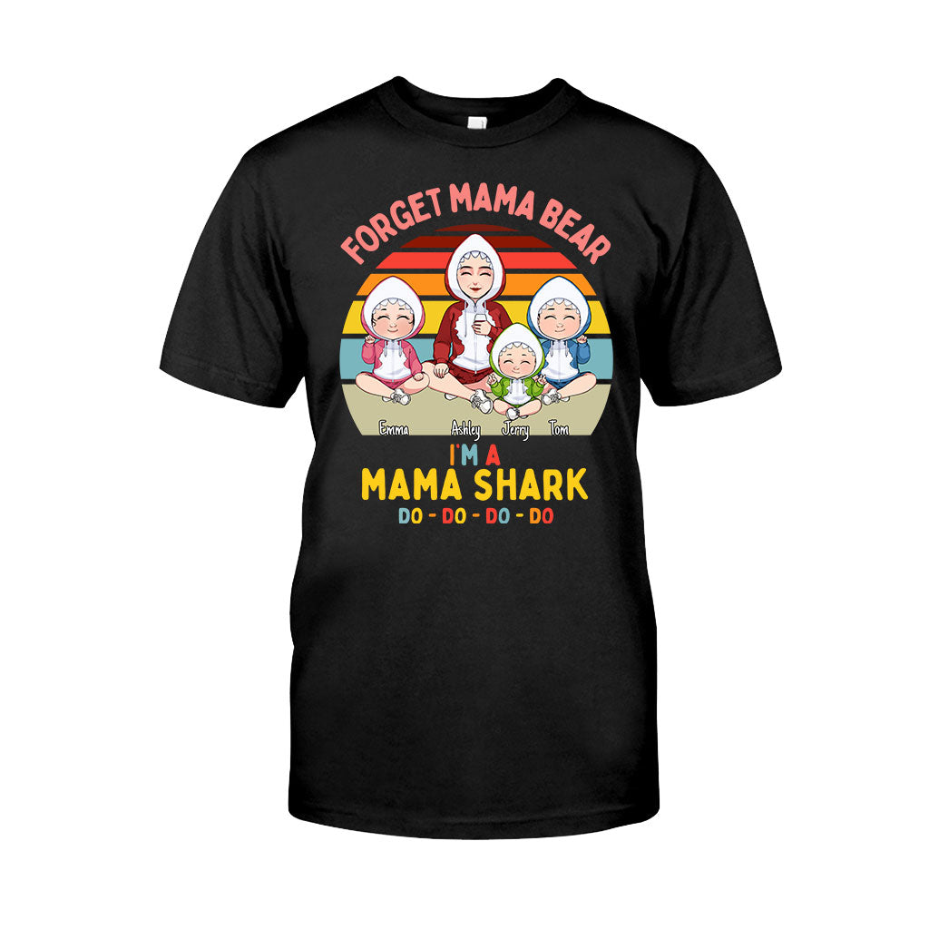 Mama Shark Do Do Do – Geschenk für Mama, Papa, Oma, Opa, Tante, Onkel, Hai-Fans – Personalisiertes T-Shirt und Hoodie