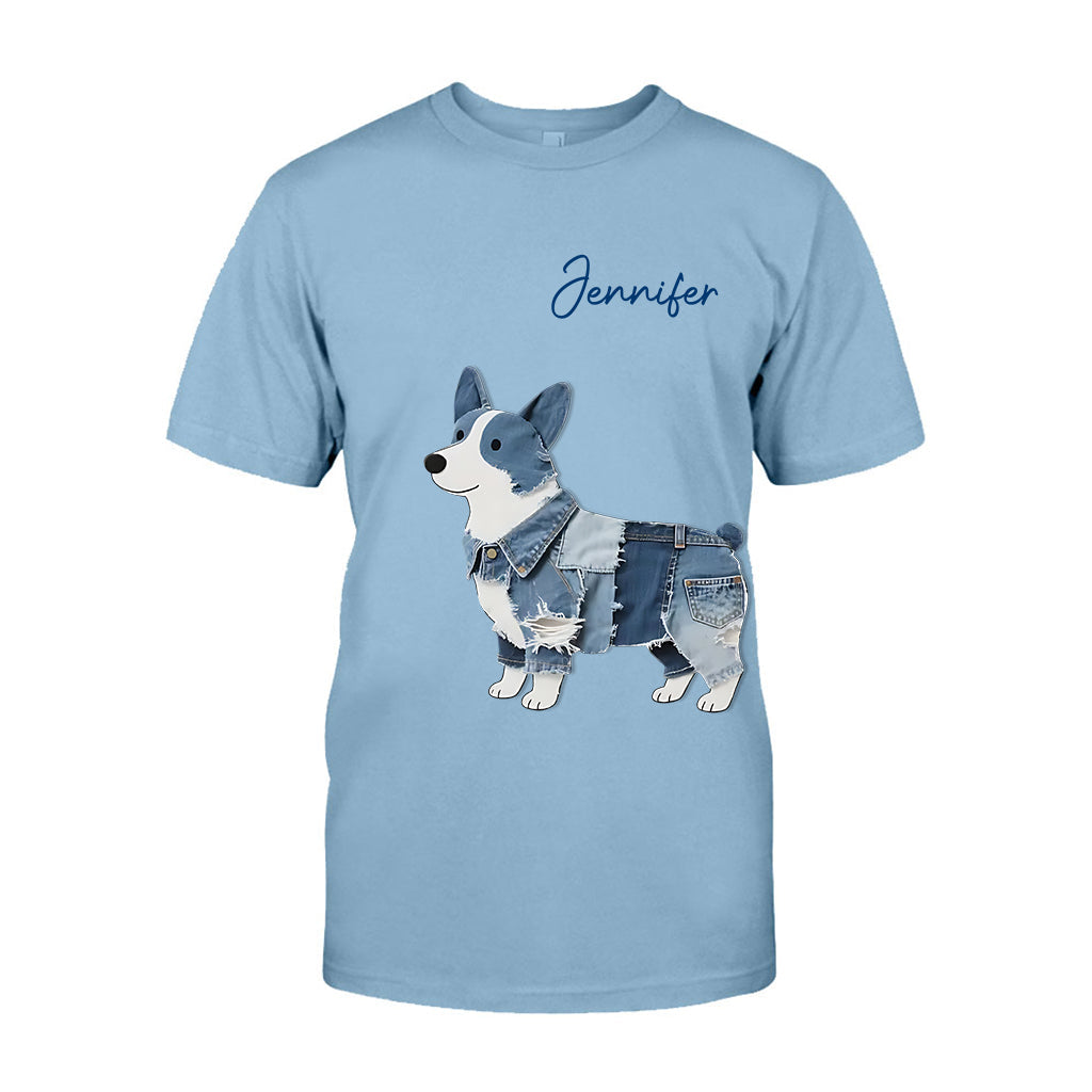 Niedlicher Corgi – Personalisiertes Corgi-T-Shirt und Hoodie