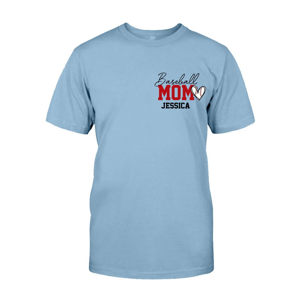 Mama von Basketballern – Personalisiertes Mutter-T-Shirt und Hoodie