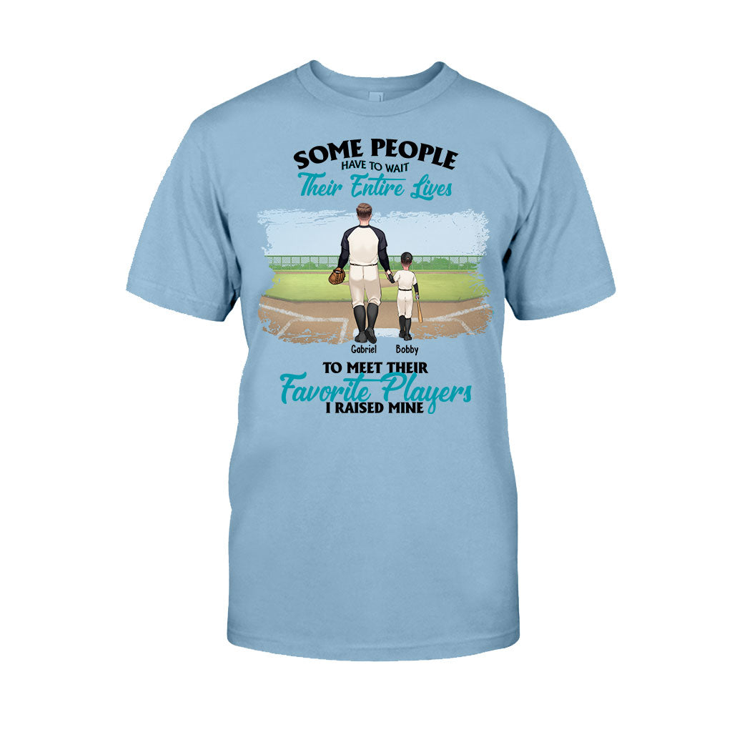 Mein Lieblingsspieler – Personalisiertes Baseball-T-Shirt und Hoodie