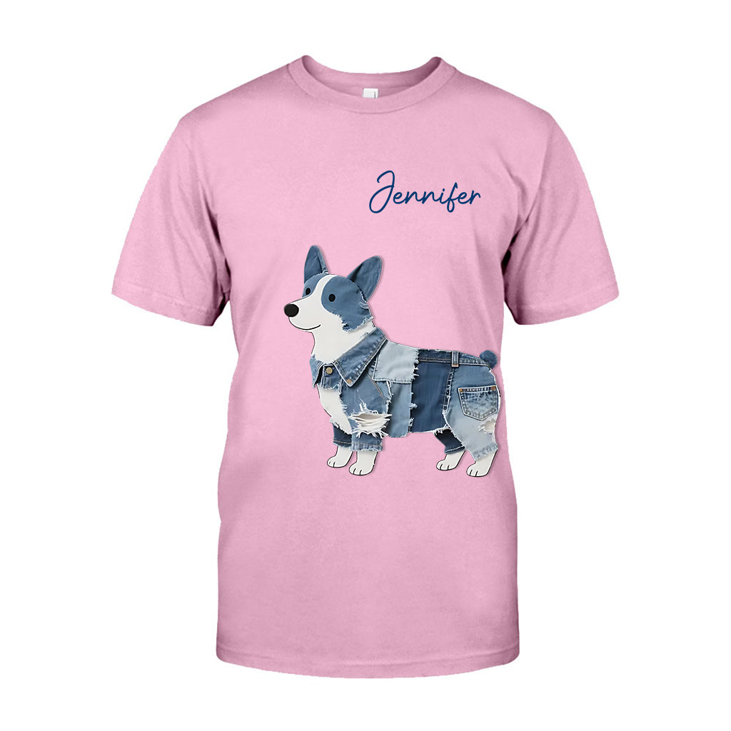 Niedlicher Corgi – Personalisiertes Corgi-T-Shirt und Hoodie