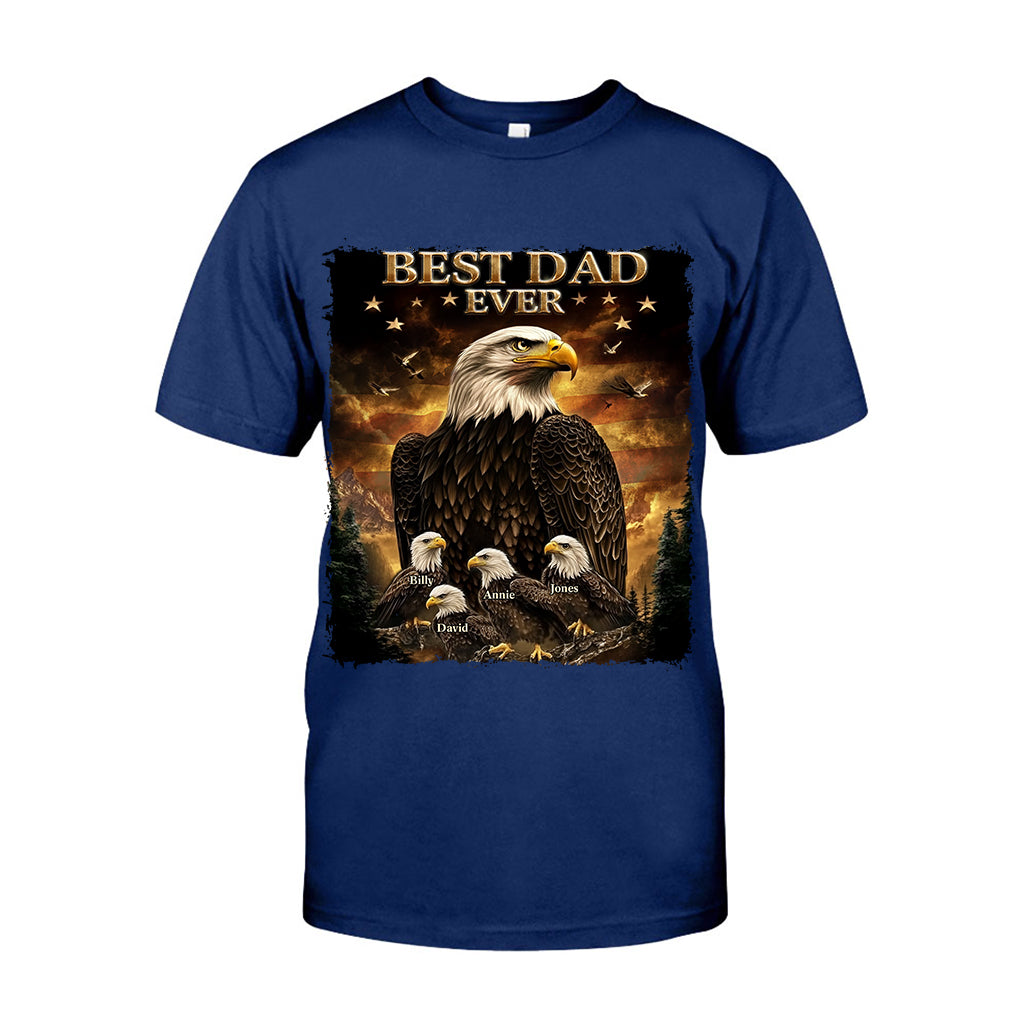 Best Dad Ever - Personalized Father T-shirt And Hoodie