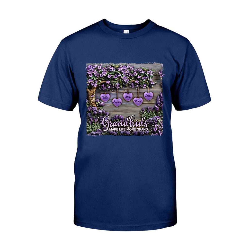 Enkelkinder machen das Leben schöner – personalisiertes Oma-T-Shirt und Hoodie