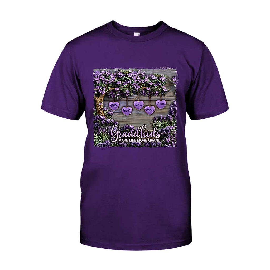Enkelkinder machen das Leben schöner – personalisiertes Oma-T-Shirt und Hoodie