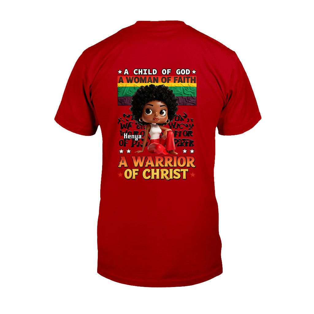 Treue schwarze Frau – Personalisiertes T-Shirt und Hoodie für Afroamerikanerinnen
