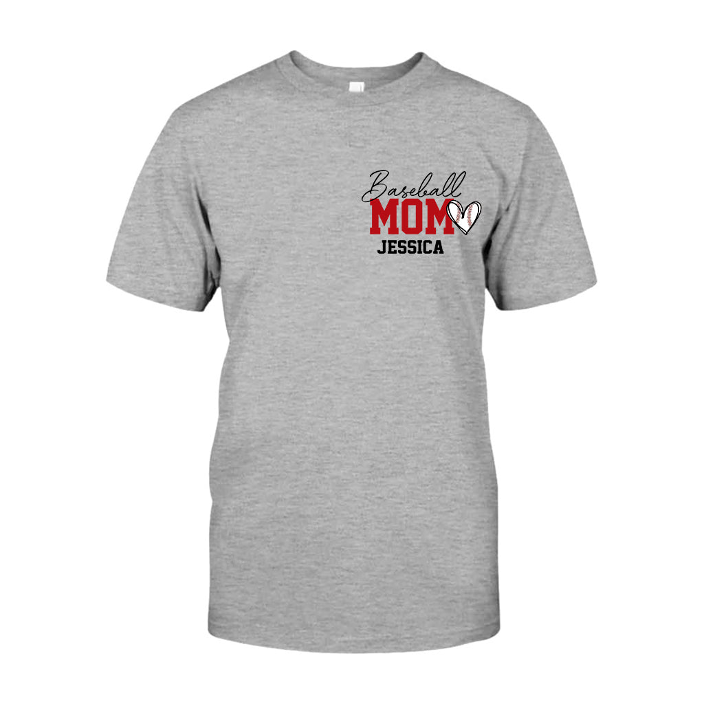 Mama von Basketballern – Personalisiertes Mutter-T-Shirt und Hoodie