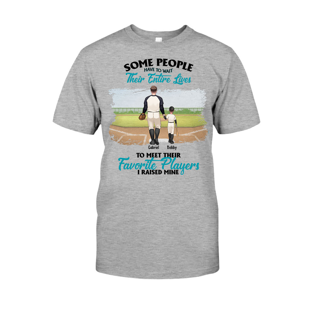 Mein Lieblingsspieler – Personalisiertes Baseball-T-Shirt und Hoodie