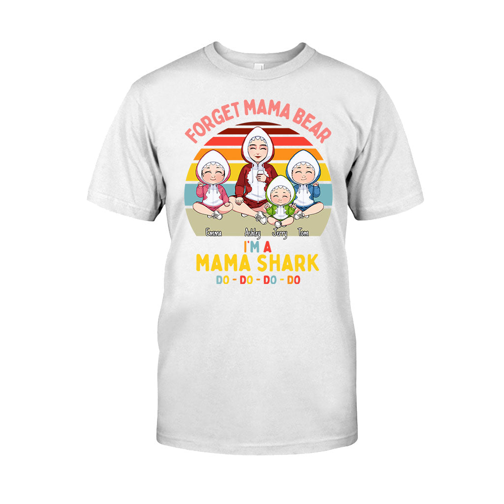 Mama Shark Do Do Do – Geschenk für Mama, Papa, Oma, Opa, Tante, Onkel, Hai-Fans – Personalisiertes T-Shirt und Hoodie