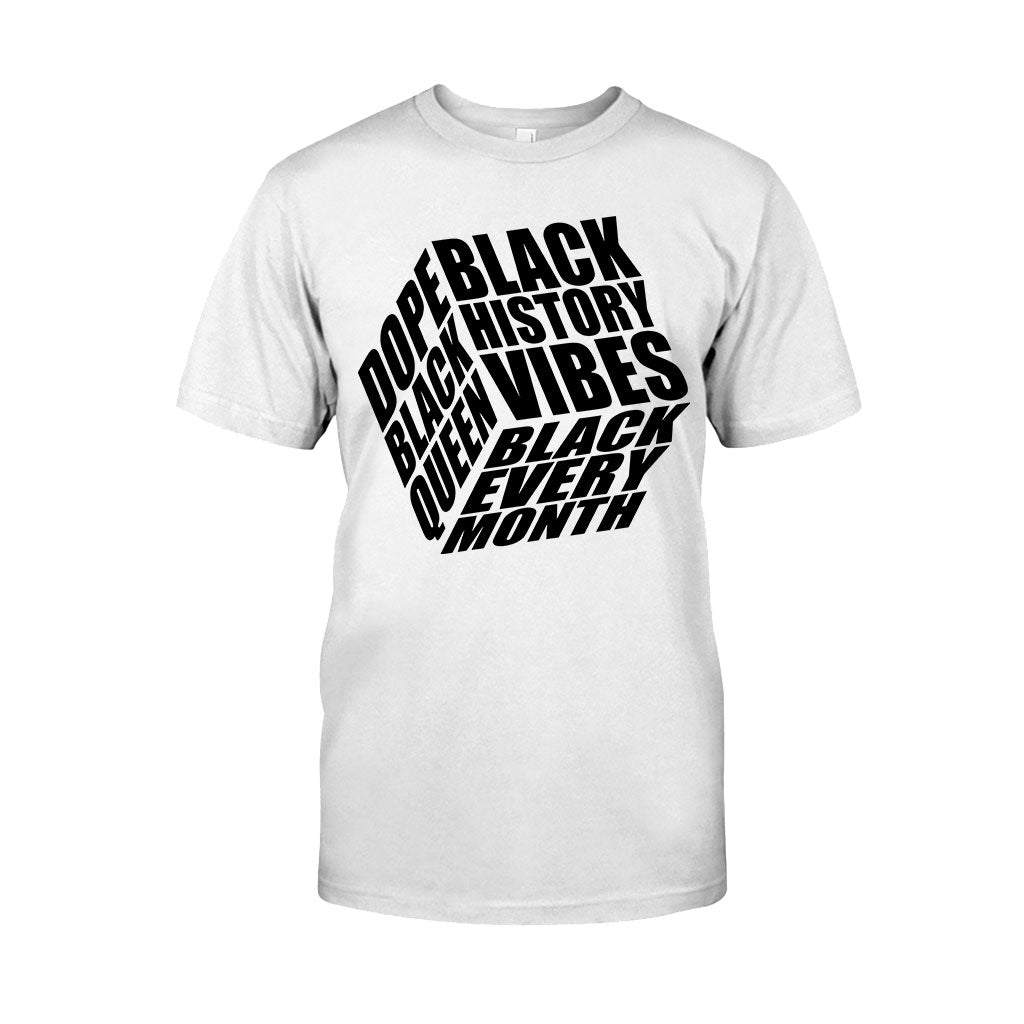 Schwarze Geschichte – Personalisiertes T-Shirt und Hoodie für Afroamerikaner