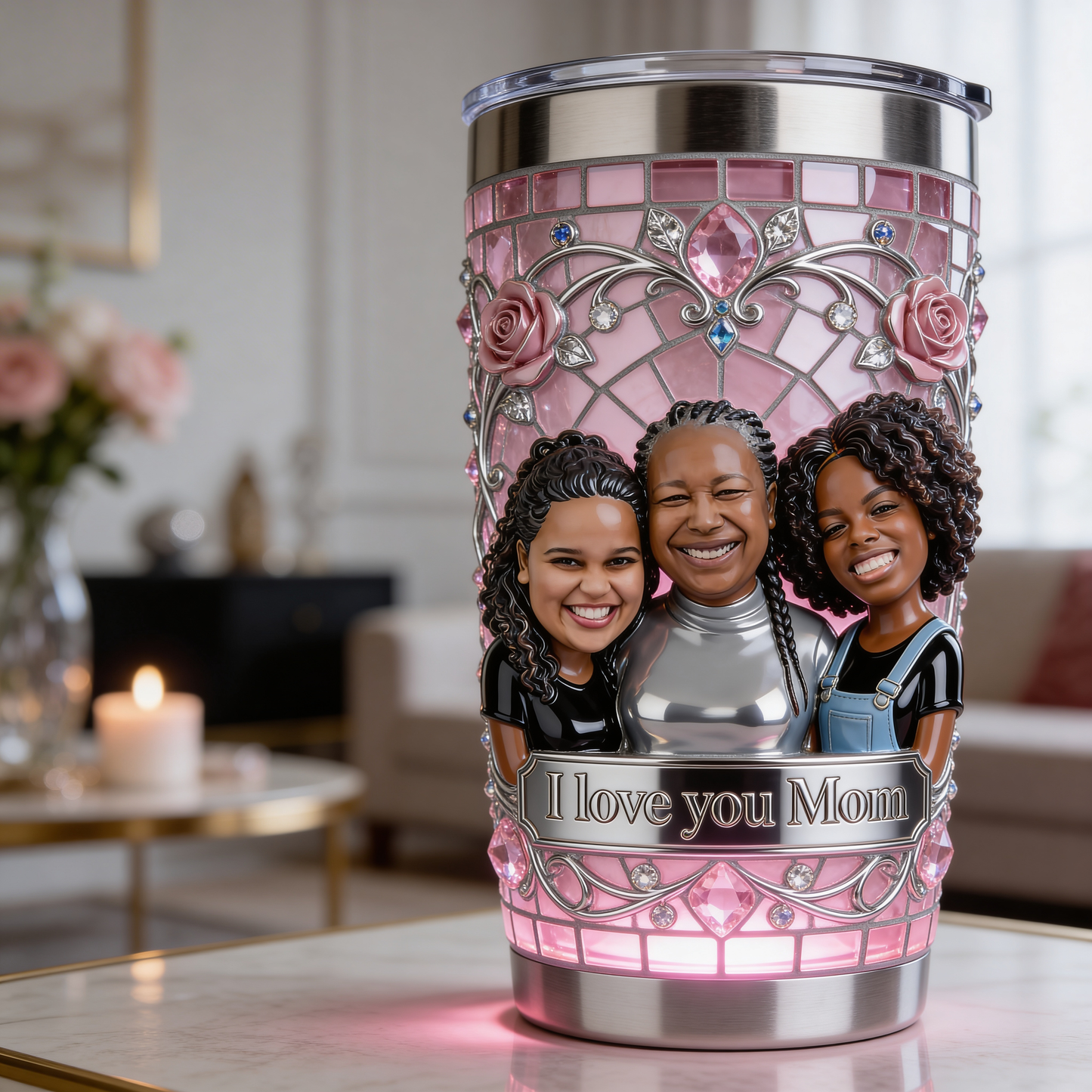 Geschenkidee für Mütter - Personalisierter Mutter-Tumbler
