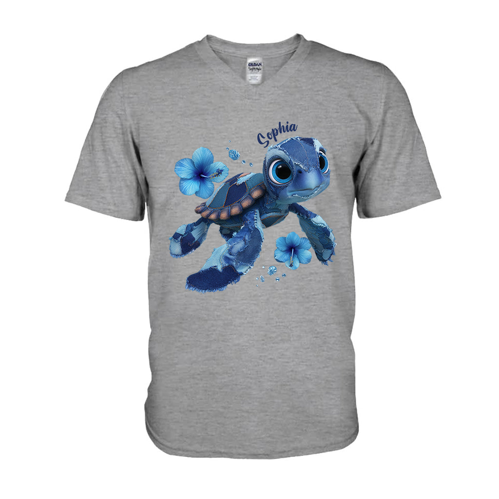 Liebe Schildkröte – Personalisiertes Schildkröten-T-Shirt und Hoodie