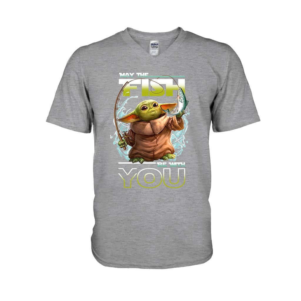 May The Fish Be With You - Fishing T-shirt and Hoodie