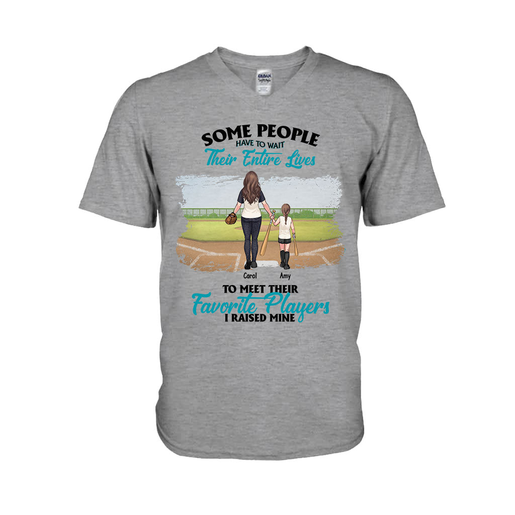 Mein Lieblingsspieler – Personalisiertes Baseball-T-Shirt und Hoodie