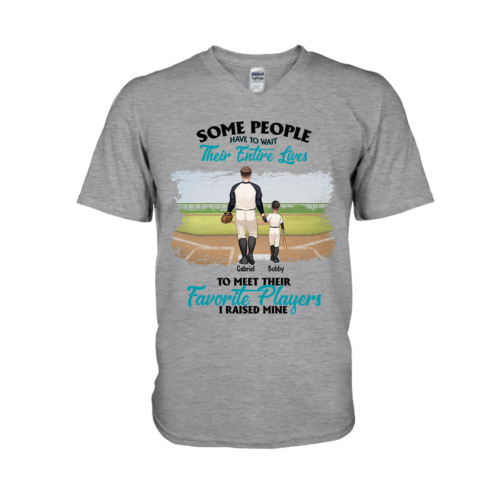 Mein Lieblingsspieler – Personalisiertes Baseball-T-Shirt und Hoodie