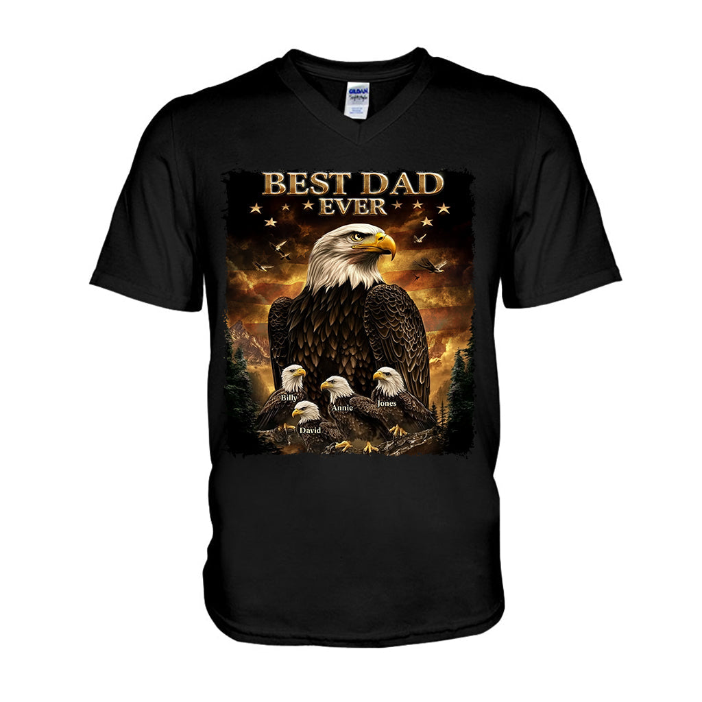 Best Dad Ever - Personalized Father T-shirt And Hoodie