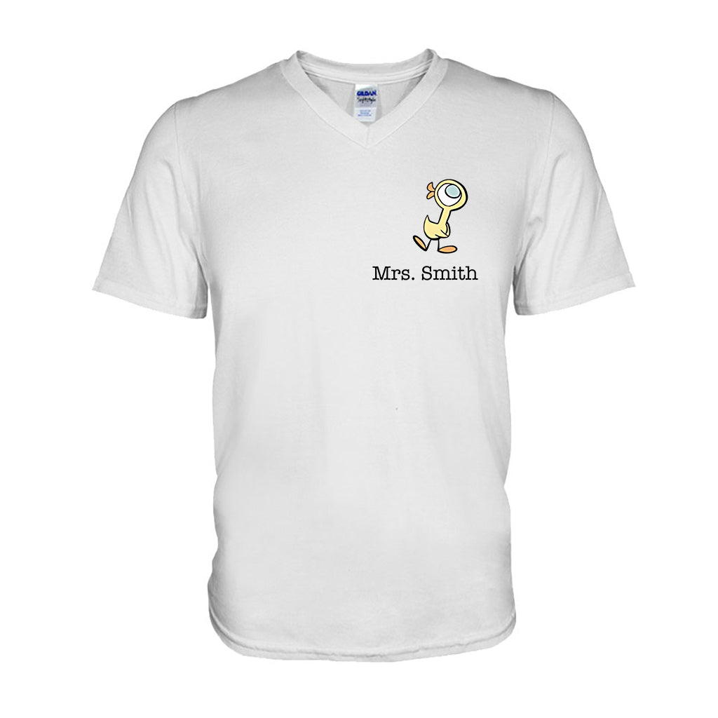 Back To School - Personalized Teacher T-shirt And Hoodie