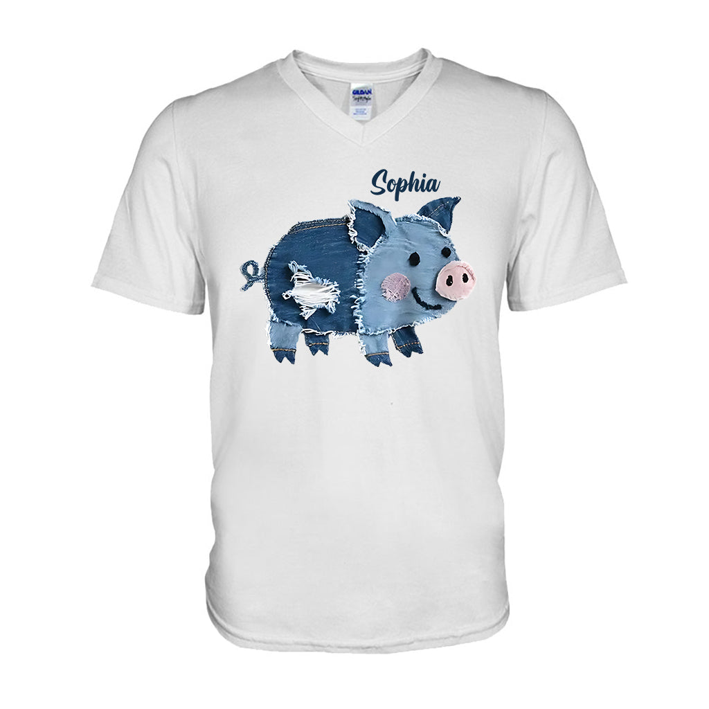 Adorable Pig - Personalized Pig Lover T-shirt And Hoodie