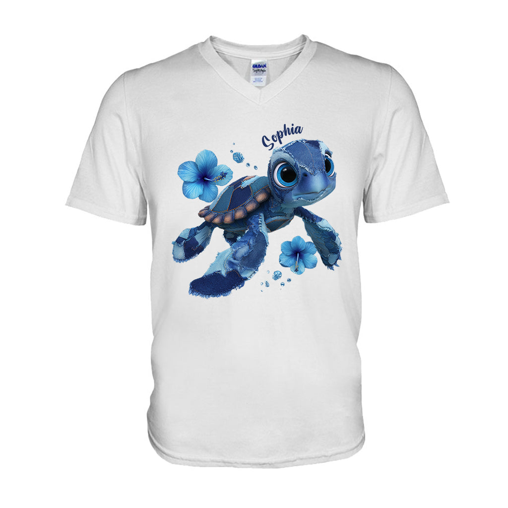 Liebe Schildkröte – Personalisiertes Schildkröten-T-Shirt und Hoodie