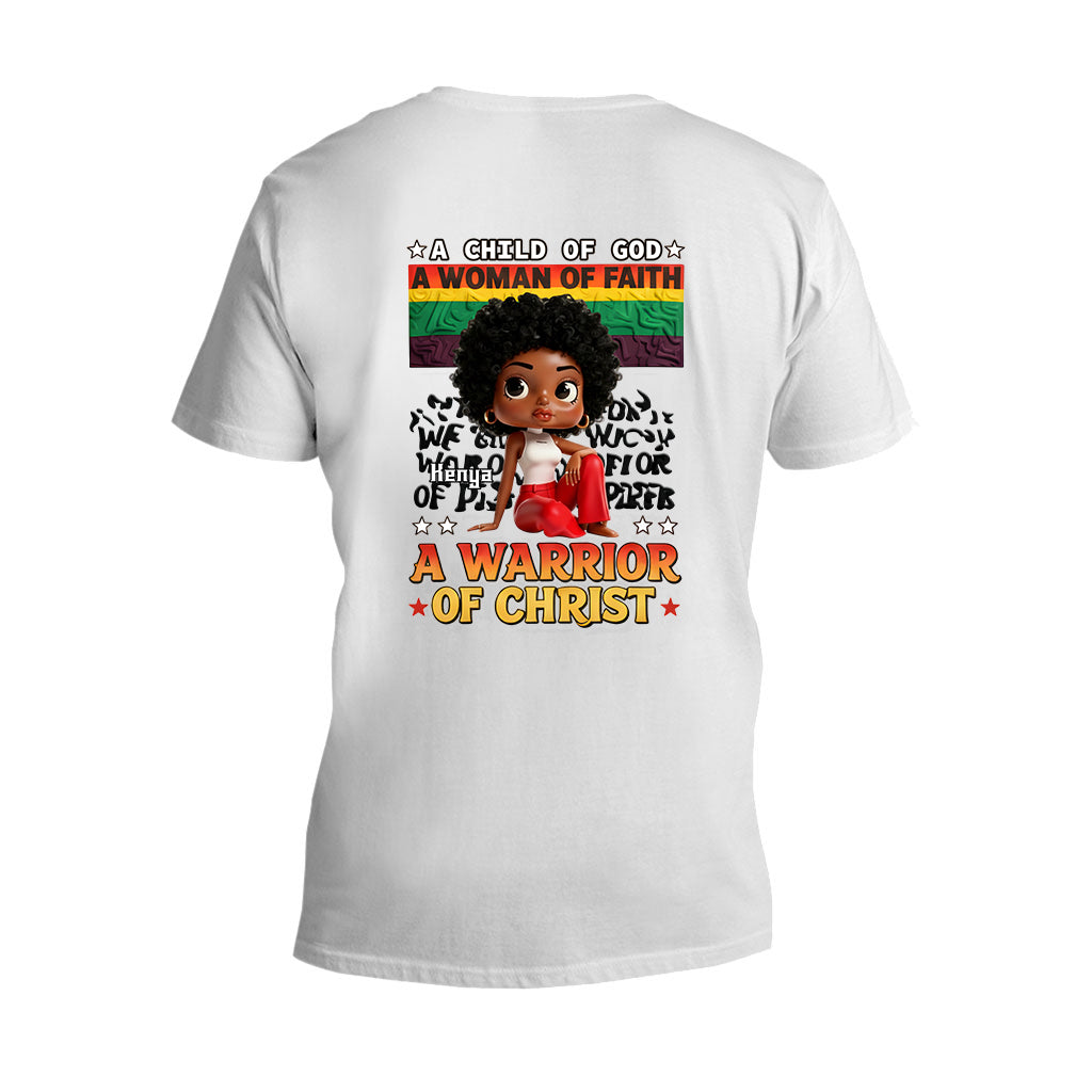Treue schwarze Frau – Personalisiertes T-Shirt und Hoodie für Afroamerikanerinnen