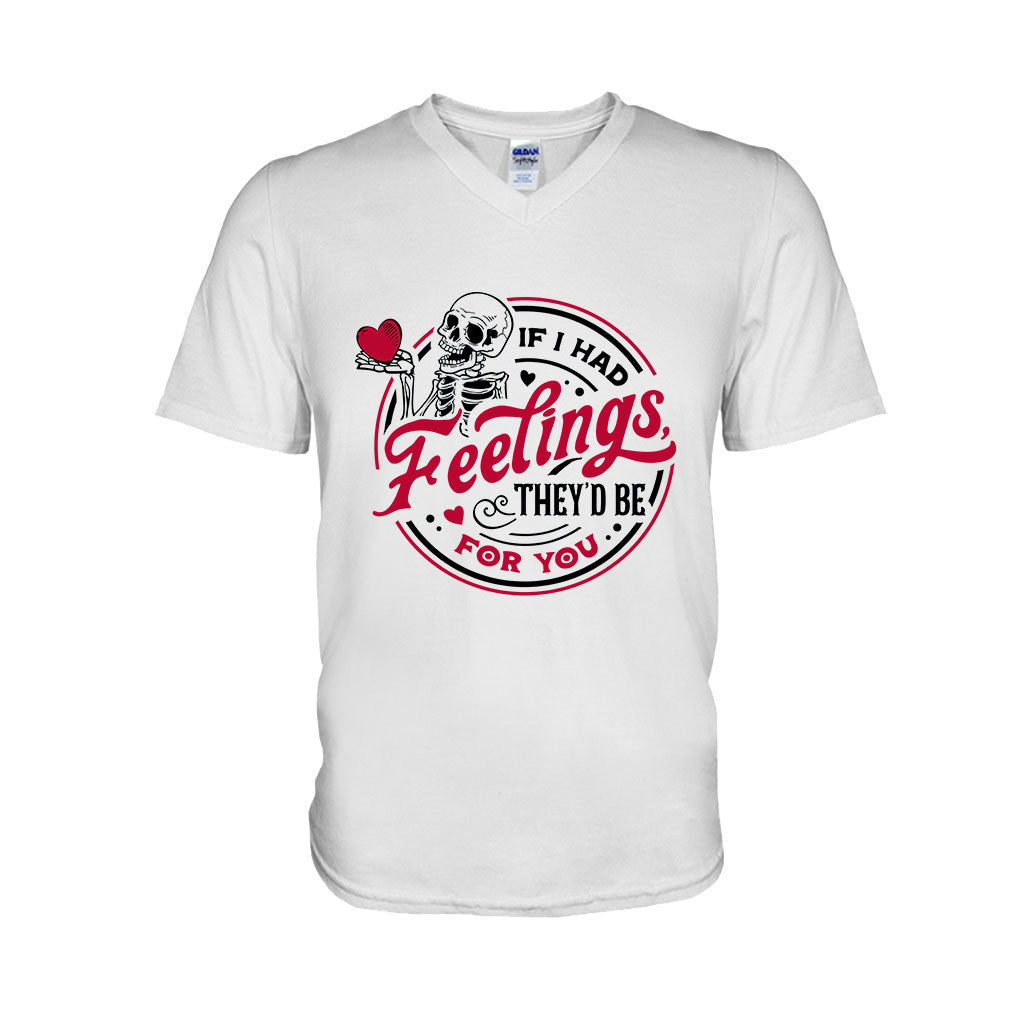 Wenn ich Gefühle für dich hätte – Partner-T-Shirt und Hoodie