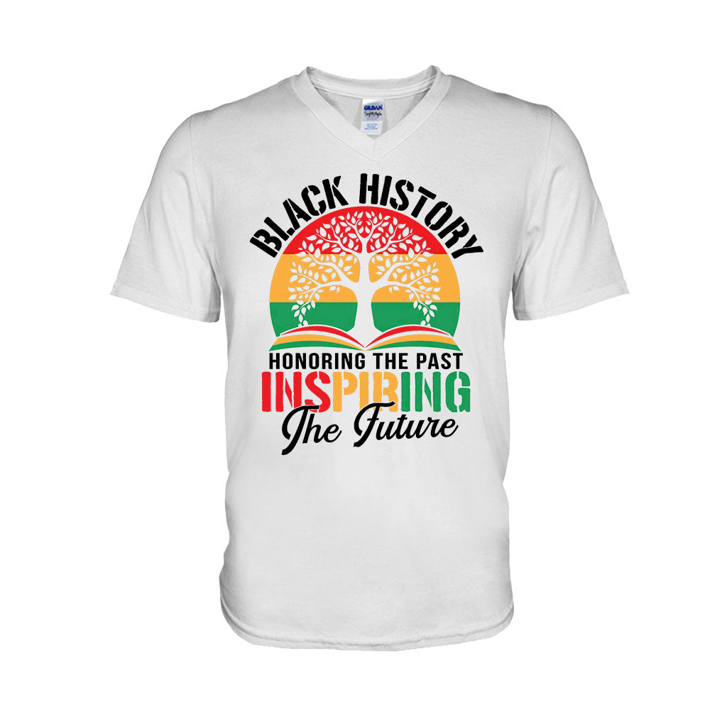 Schwarze Geschichte: Die Vergangenheit ehren, die Zukunft inspirieren – Personalisiertes T-Shirt und Hoodie für Afroamerikaner