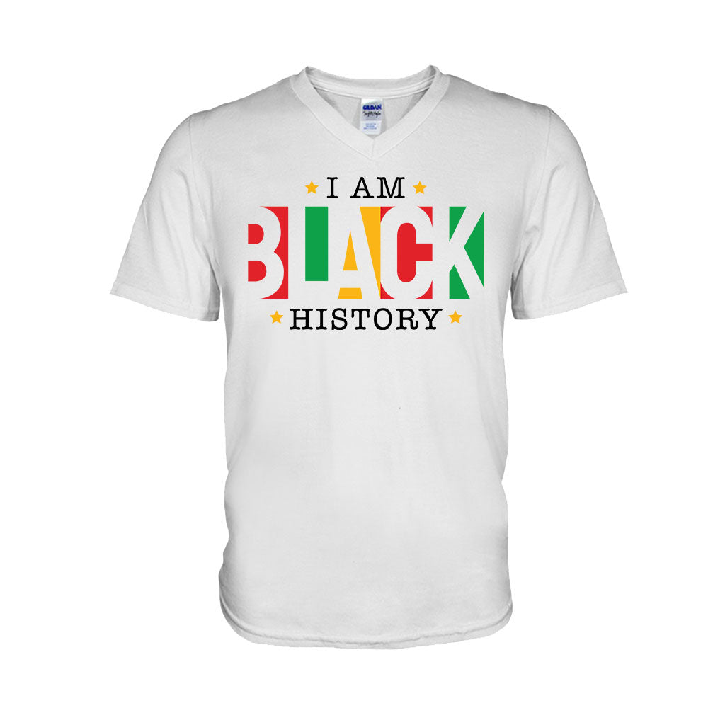I Am Black History - Personalized African American T-shirt And Hoodie