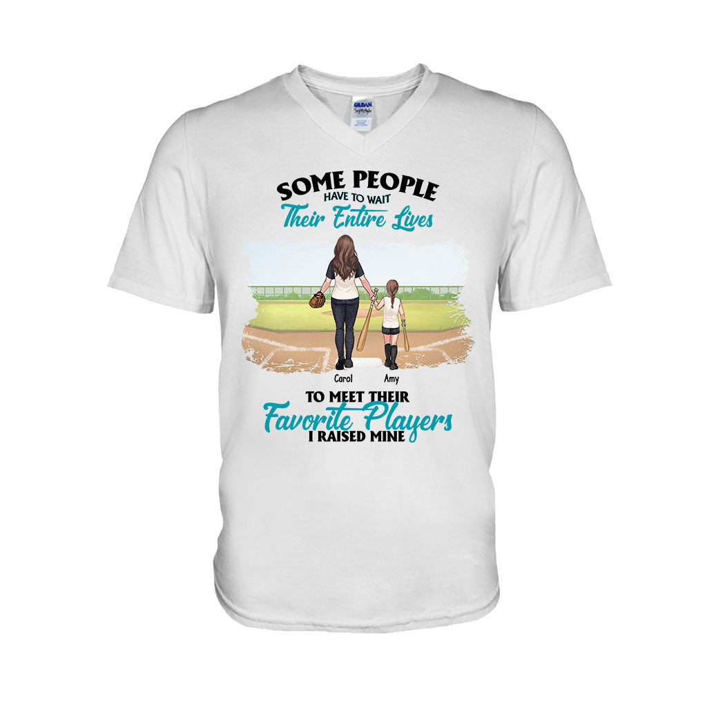 Mein Lieblingsspieler – Personalisiertes Baseball-T-Shirt und Hoodie