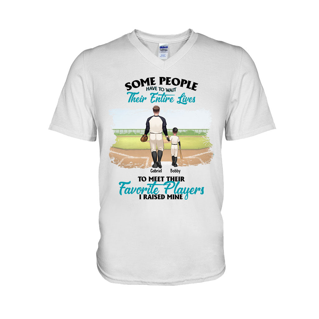 Mein Lieblingsspieler – Personalisiertes Baseball-T-Shirt und Hoodie