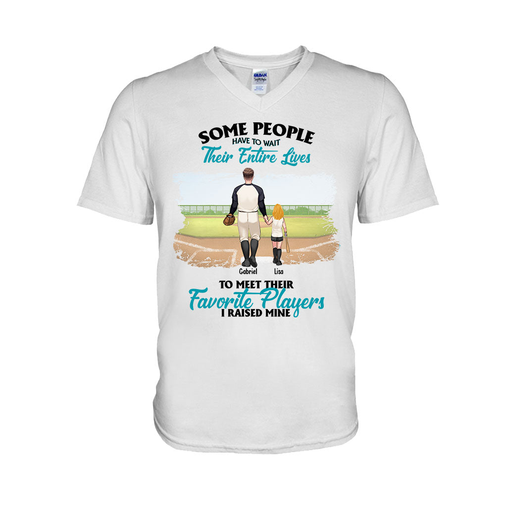 Mein Lieblingsspieler – Personalisiertes Baseball-T-Shirt und Hoodie