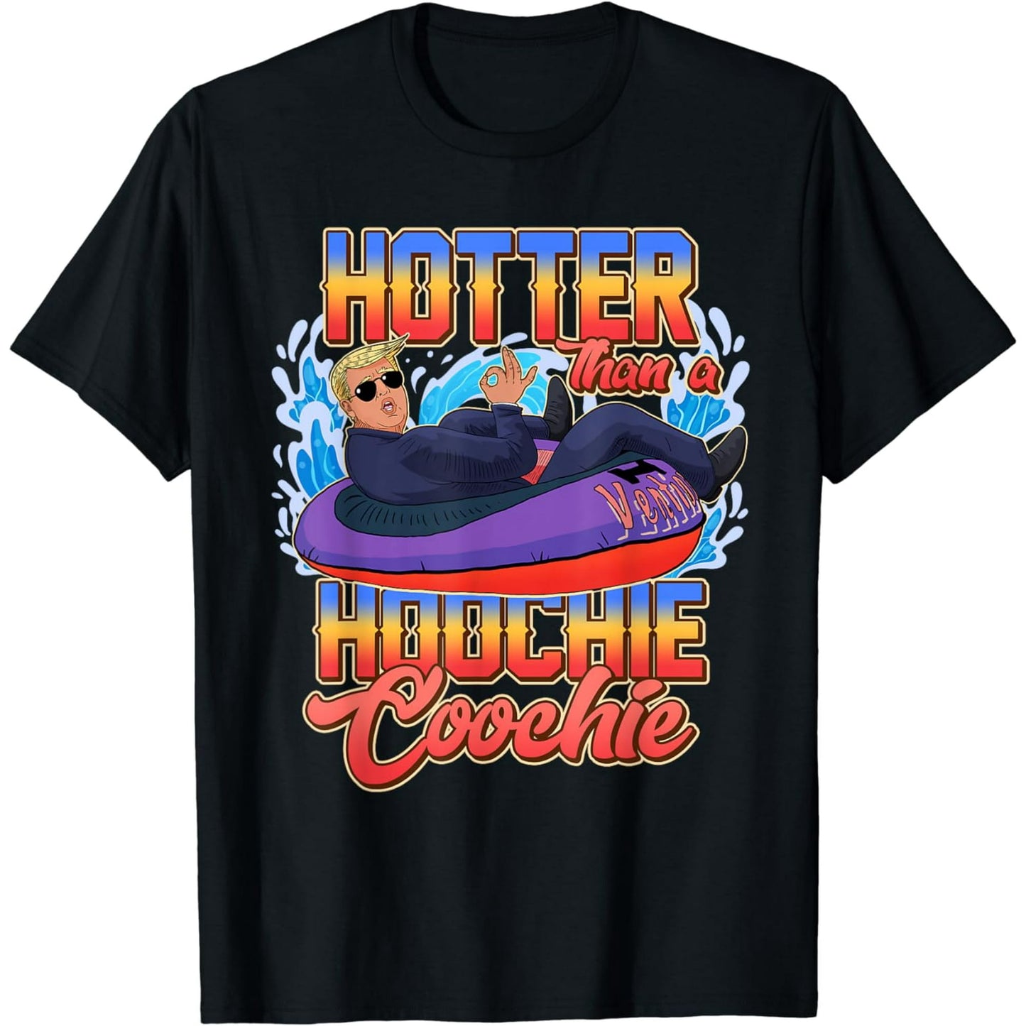 „Hotter Thank A Hoochie Coochie“-Trump-Shirt, Trump-2024-Shirt, Geschenk für Republikaner, 2024-Trump-Shirt, Republikanisches T-Shirt, Wahl-Shirt & Hoodie