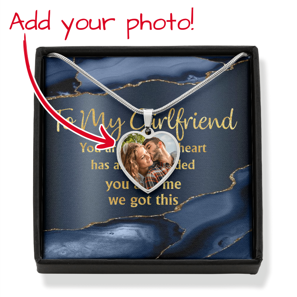 An meine Freundin – Personalisierte Albtraum-Herzanhänger-Halskette für Paare – jak6928