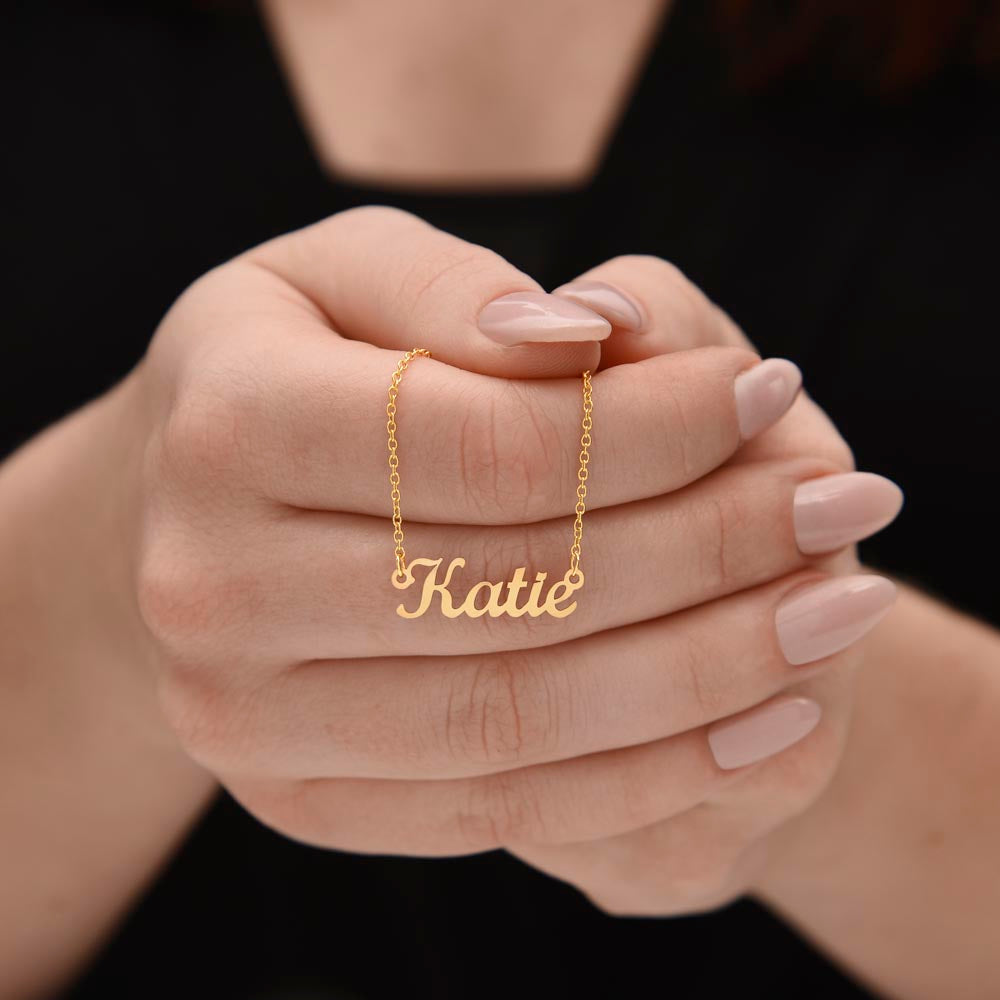 Personalisierte Namenskette (ohne Karte) 
